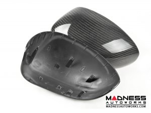 Alfa Romeo 4C Mirror Covers - Carbon Fiber - Full Replacements - MADNESS 